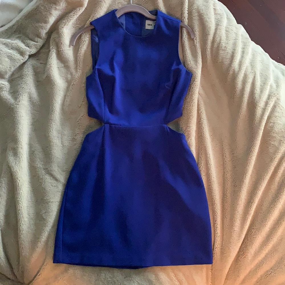 Royal blue ASOS mini dress